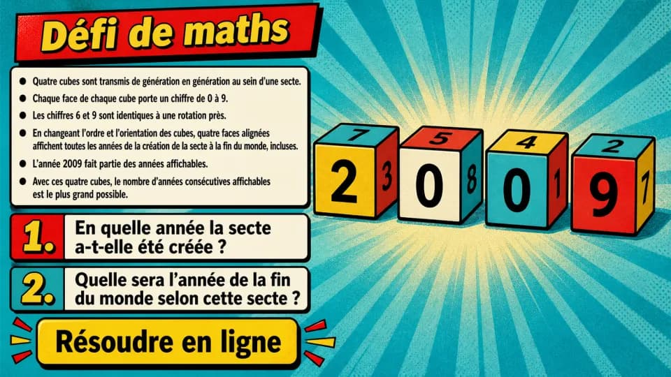 Problème de maths : La fin du monde