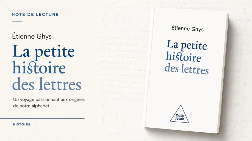 La petite histoire des lettres d'Étienne Ghys