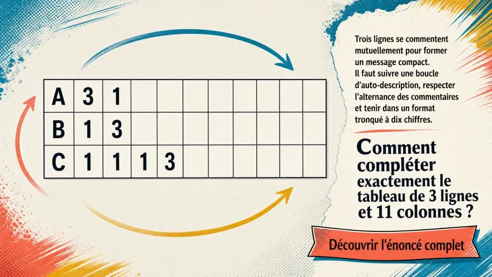 Probleme : Auto-commentaire