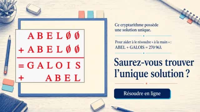 ♦♦ Six mathématiciens