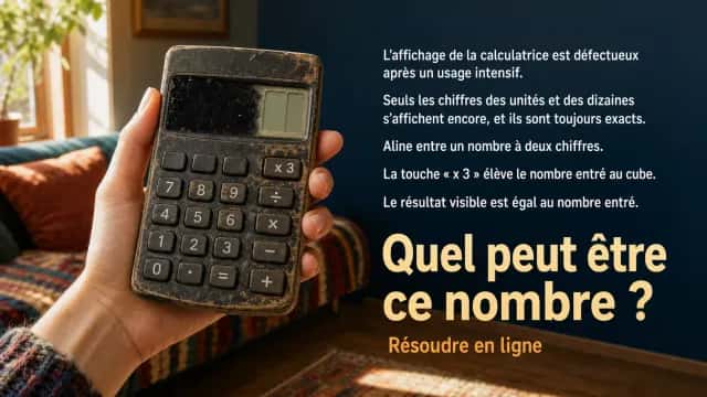 Une calculatrice usée | Tangente