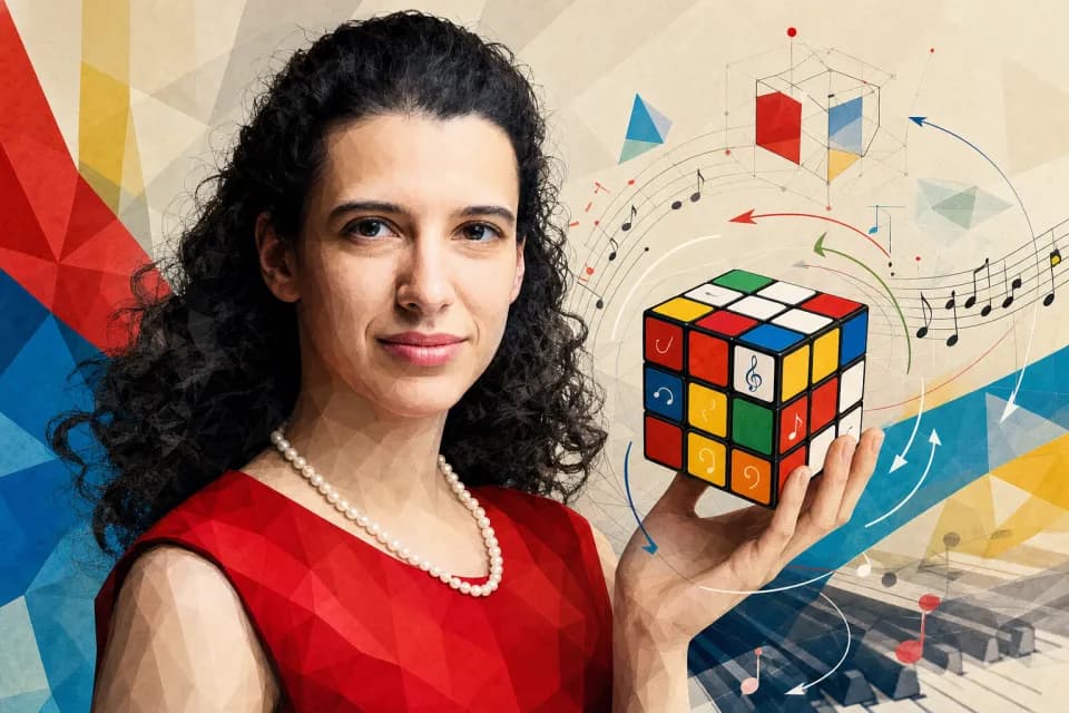 Making algebra audible with the CubeHarmonic