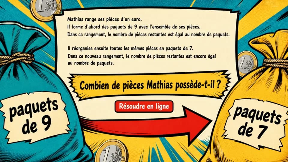 ♦ Les piles de pièces
