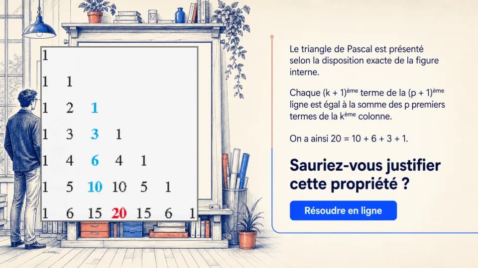 ♦♦ Le triangle de Pascal (1)