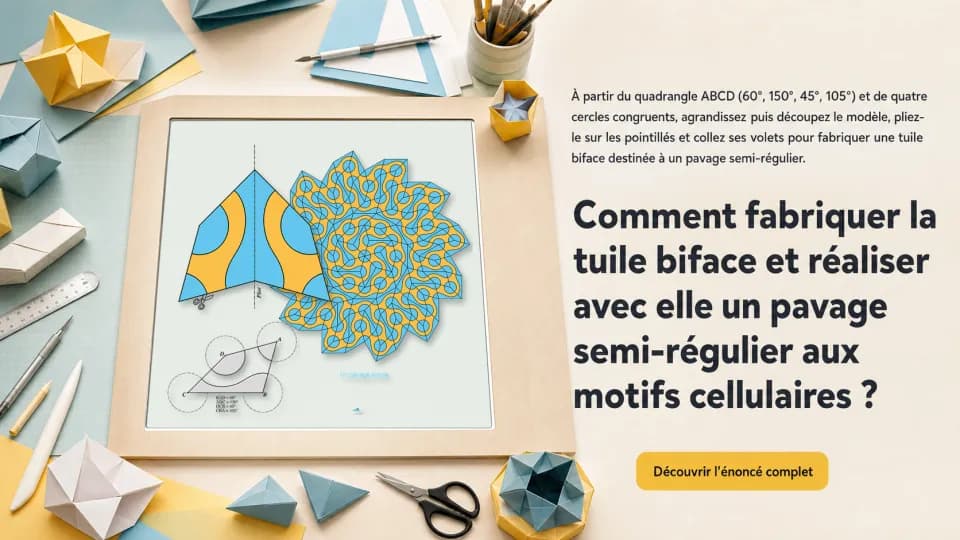 Atelier : Pavage avec motifs