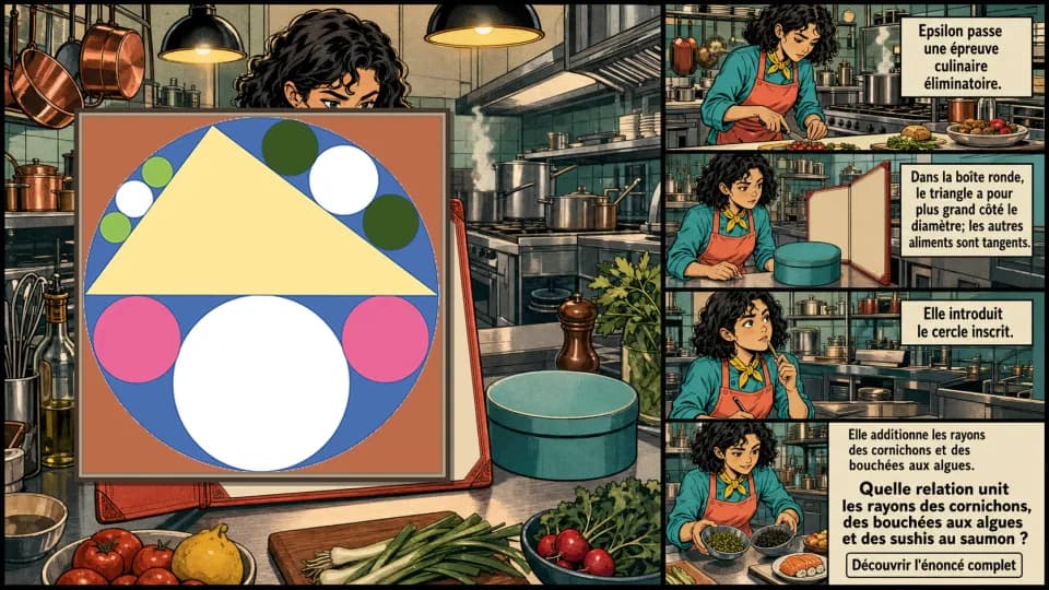 Sangaku en cuisine