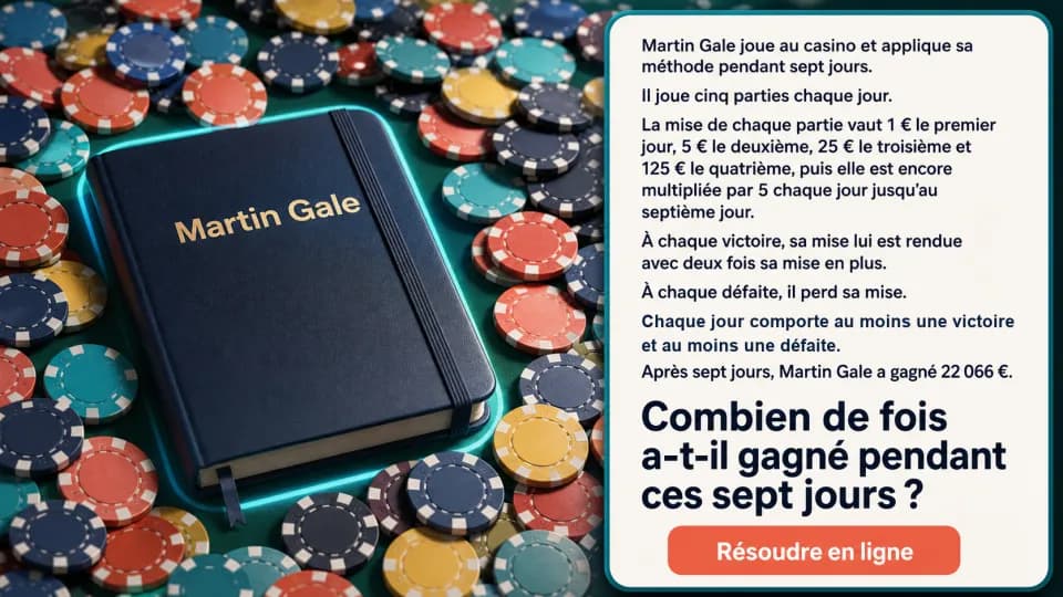 ♦♦♦ Le jeu de Martin Gale