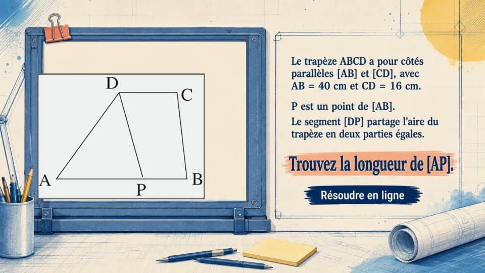 ♦ Le trapèze