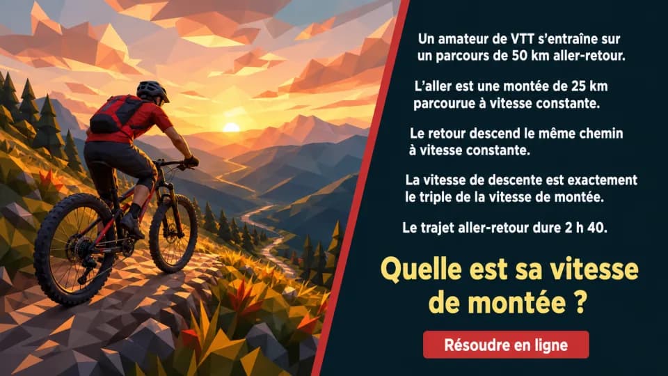 ♦ VTT à l’entraînement