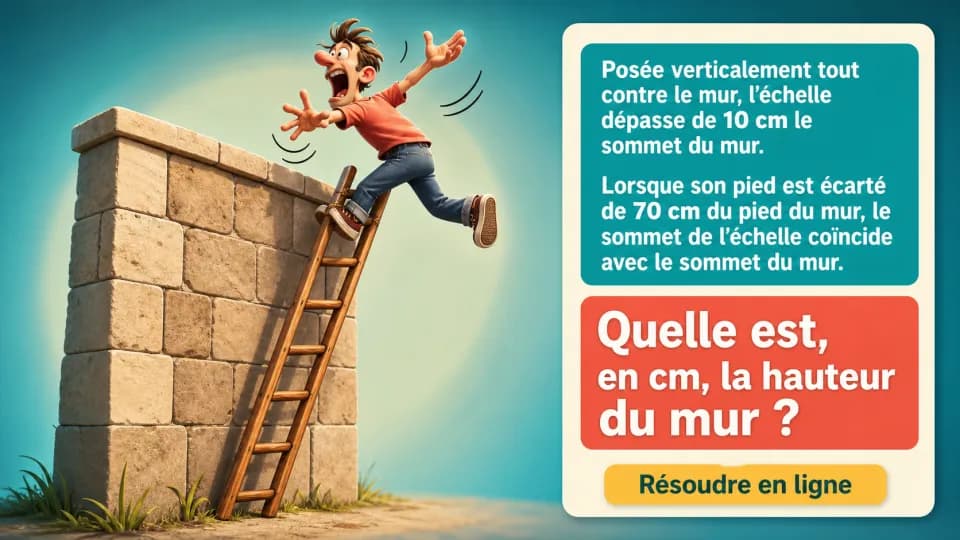 ??? Encore une échelle !