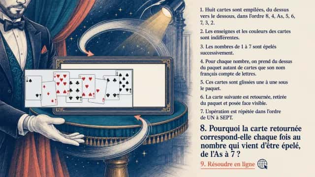 Tour de magie mathématique : le comptage prédictif