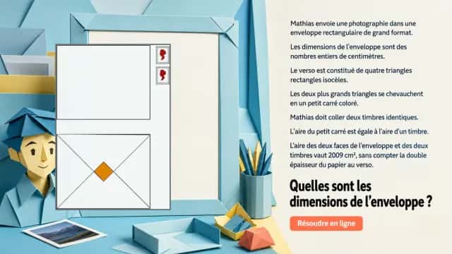 ♦♦ Enveloppe timbrée