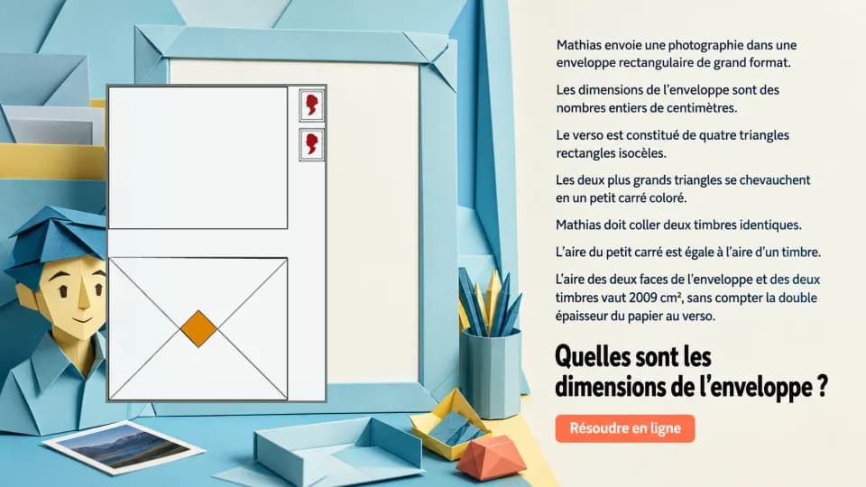 ♦♦ Enveloppe timbrée