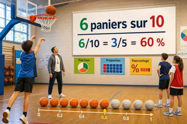 Can you learn fractions by shooting a basketball?