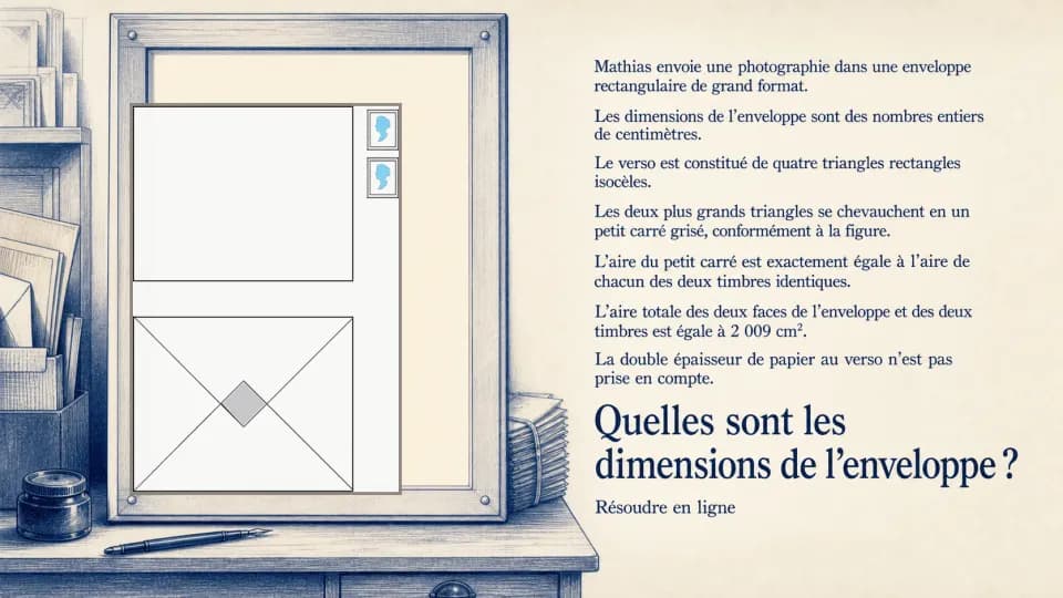 ♦♦ Enveloppe timbrée