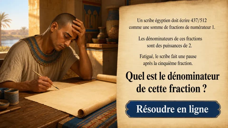 ♥♥ La fraction du scribe