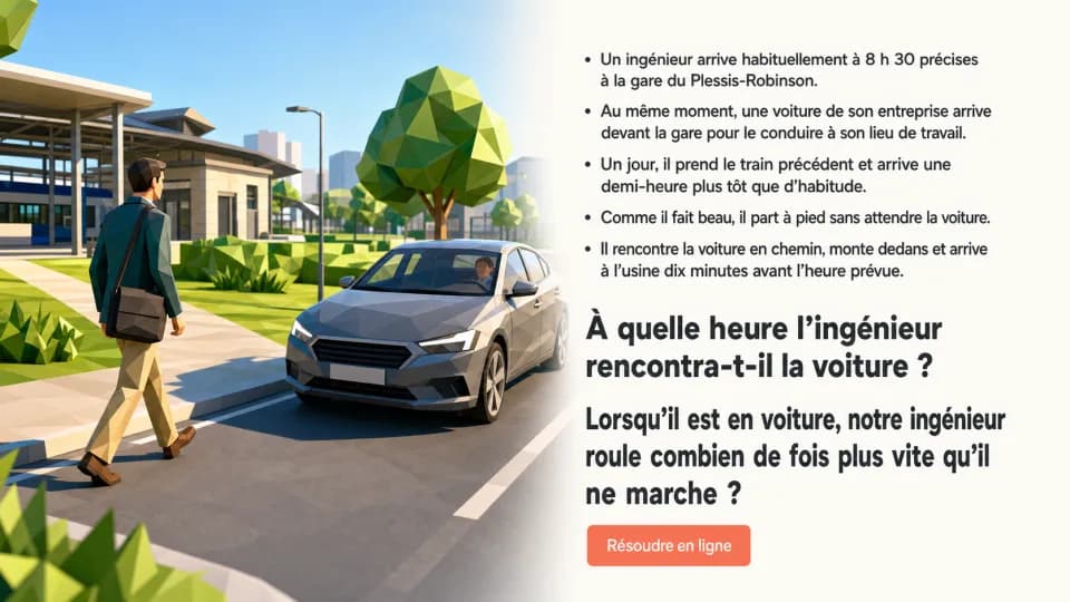 ♦ ♦ À pied ou en voiture ?