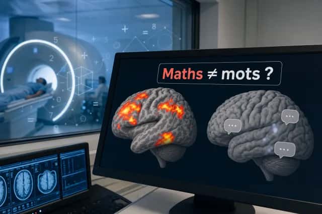 Do you think in words when solving an equation?
