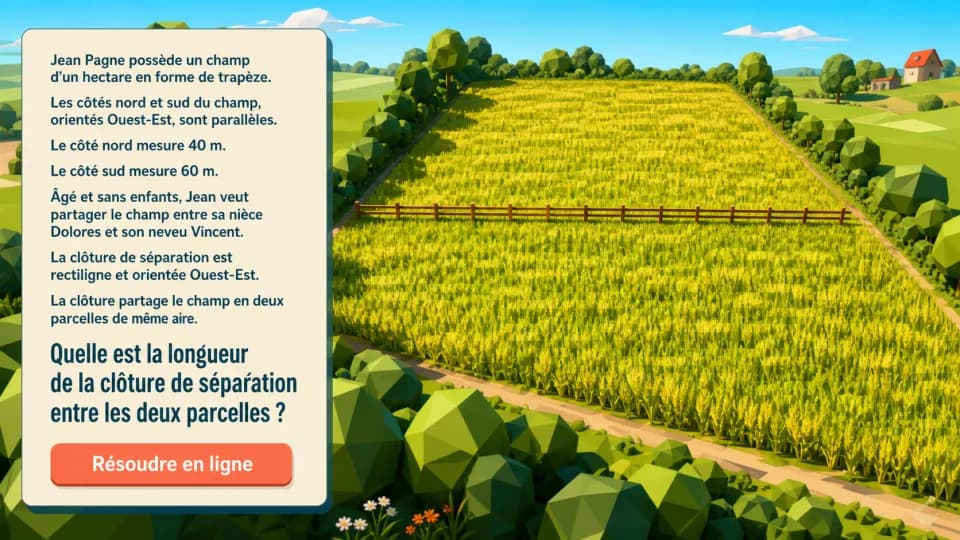 ♦♦ Le partage du champ Pagne