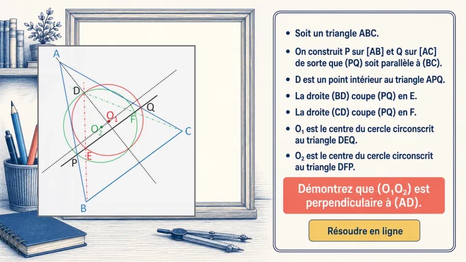 ♦♦♦ Deux perpendiculaires