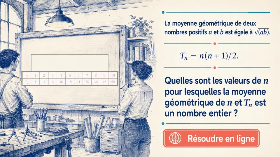 ♦♦ Une moyenne géométrique