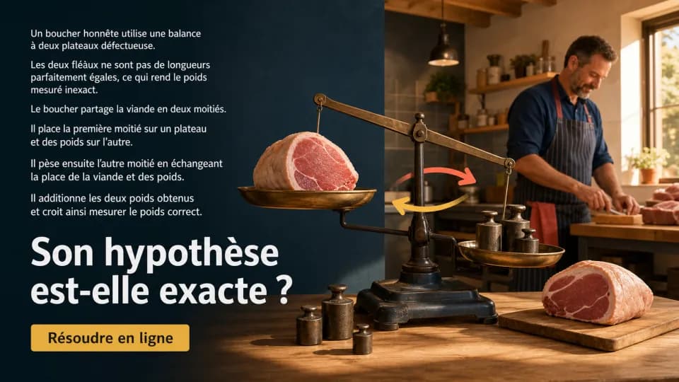 ♥♥ Une balance défectueuse