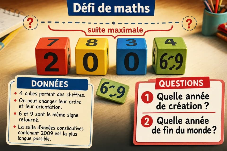 Problème de maths : La fin du monde
