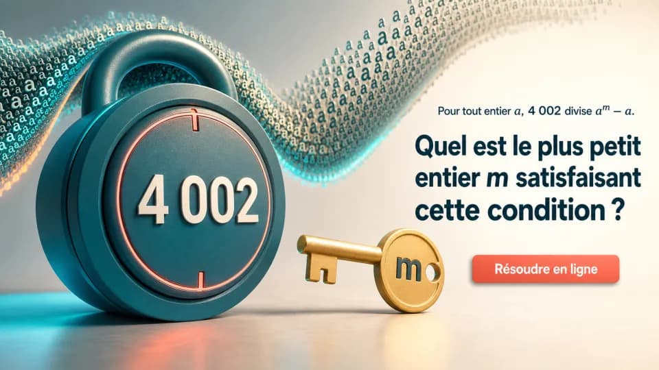♦♦♦ L'entier mystérieux