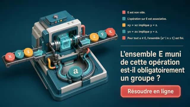 Est-ce un groupe ? Problème d'algèbre abstraite | Tangente