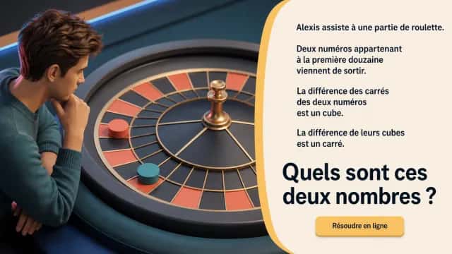 Calcul mental : carres et cubes a la roulette | Tangente