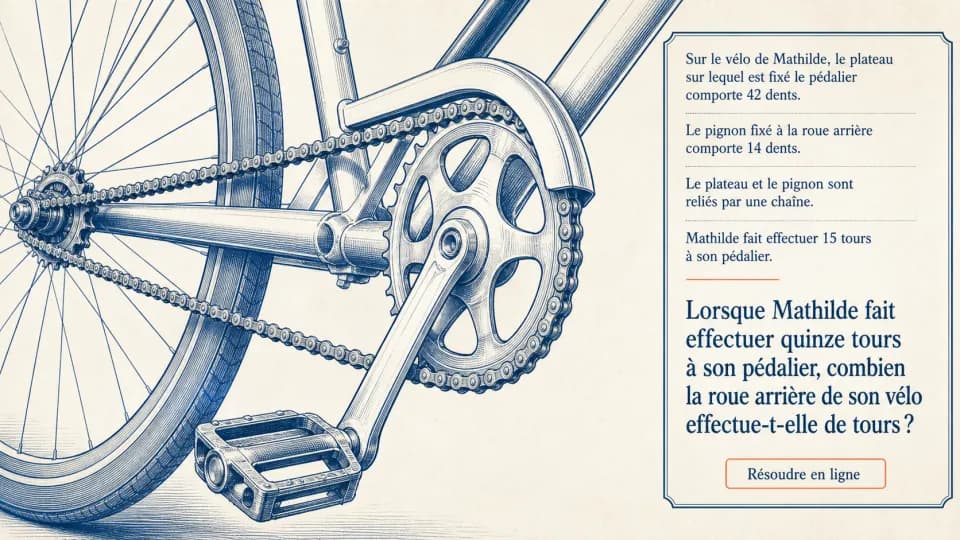 ♦ Le vélo de Mathilde