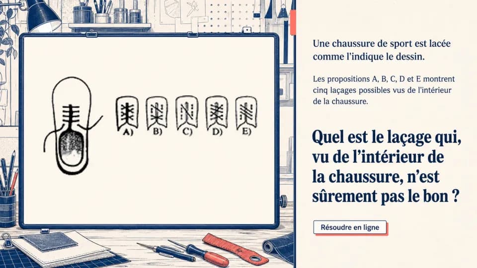 ° La chaussure de sport
