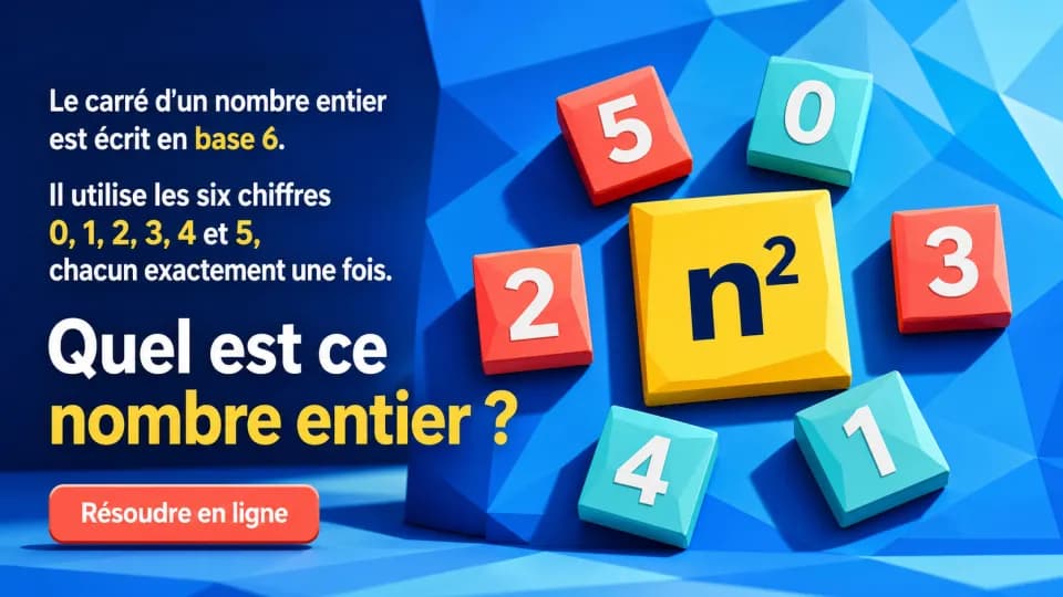 ♦♦♦ Six chiffres en base 6