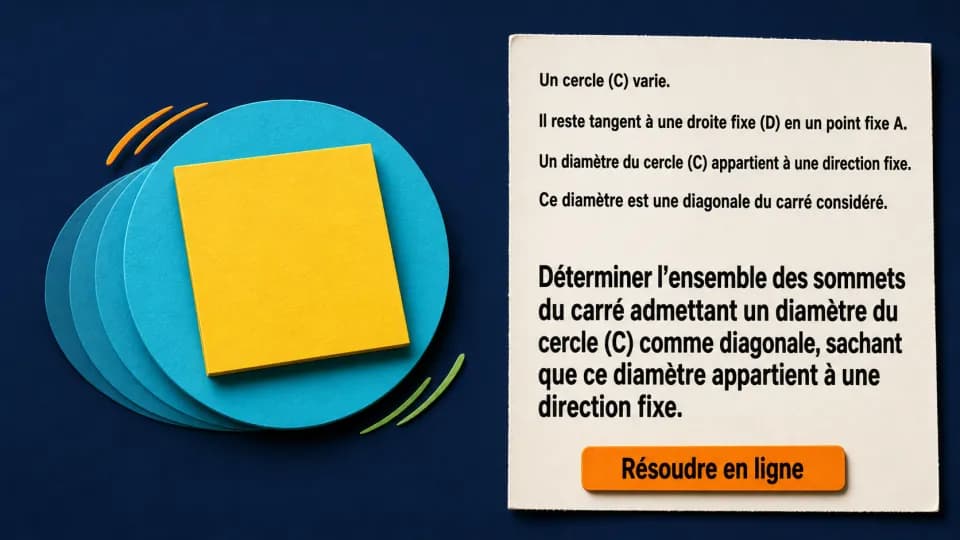 ♦♦♦ Un cercle qui varie