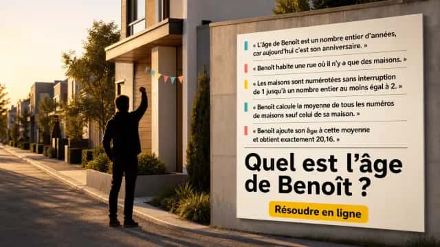 L’âge de Benoît | Tangente
