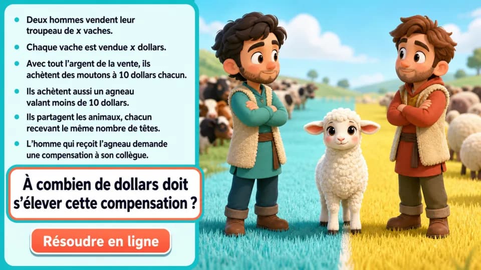 ♦♦♦ Des vaches, des moutons et un agneau