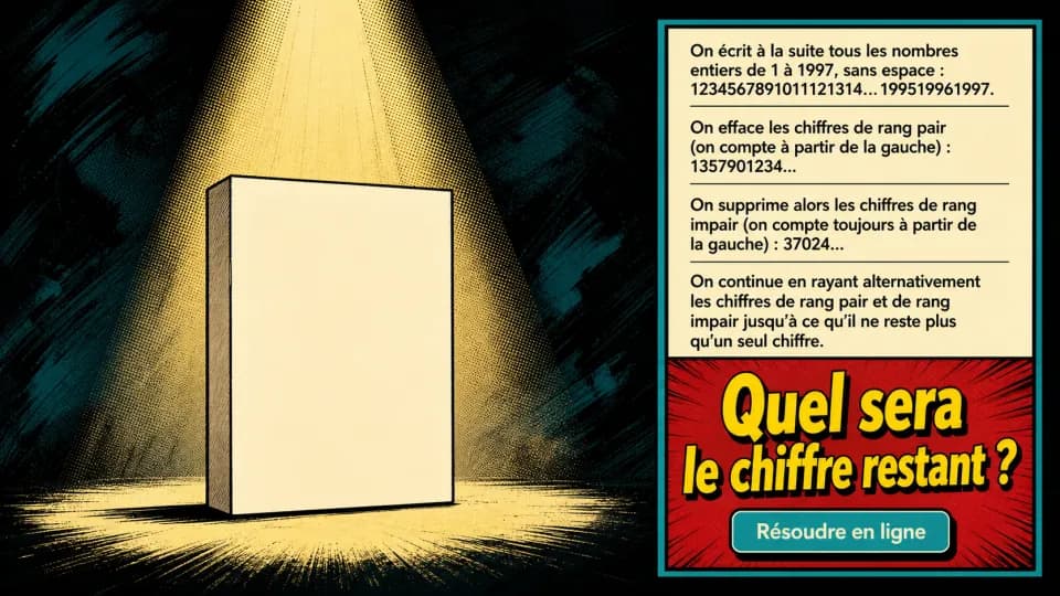 ♥♥♥ Le chiffre restant