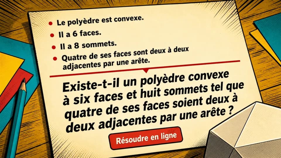 ♦ Un polyèdre à trouver