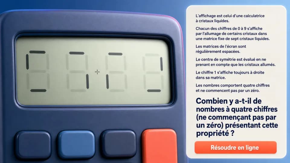 ♥♥ Symétrie à quatre chiffres
