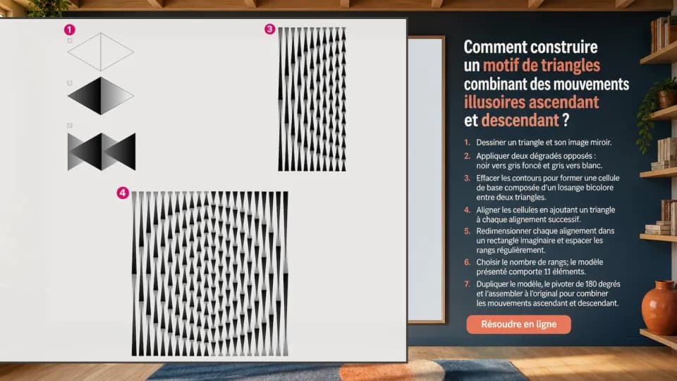 Des triangles qui bougent !