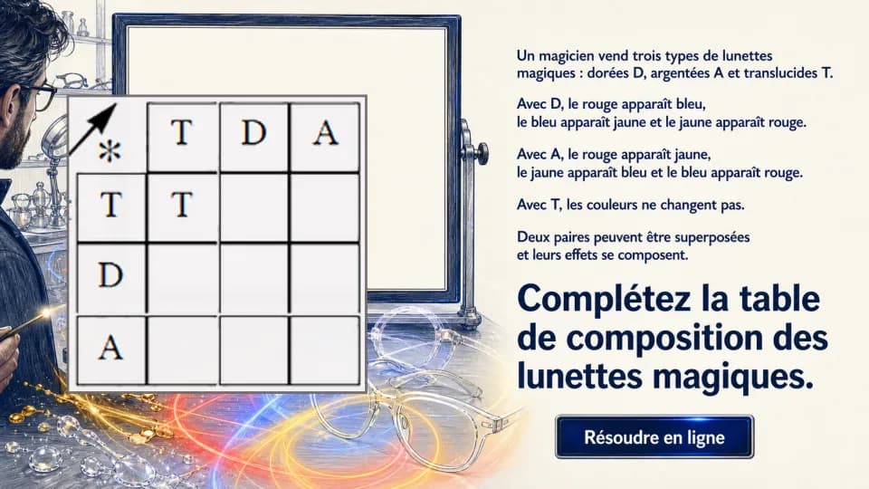 ♦ Les lunettes magiques