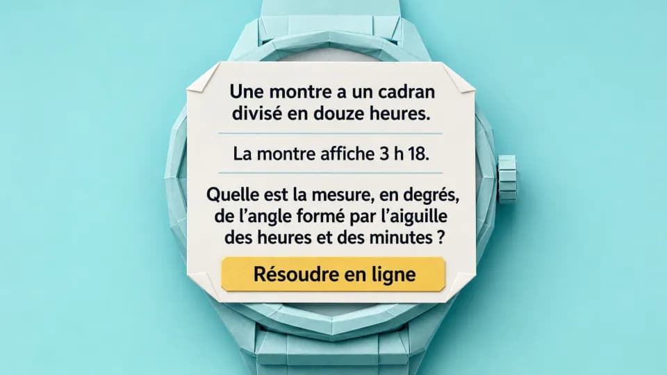 ♦ Trois heures dix-huit