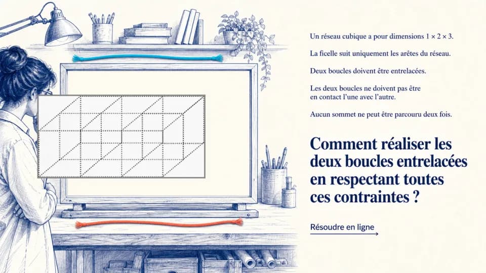 ♦♦ Entrelacs cubique