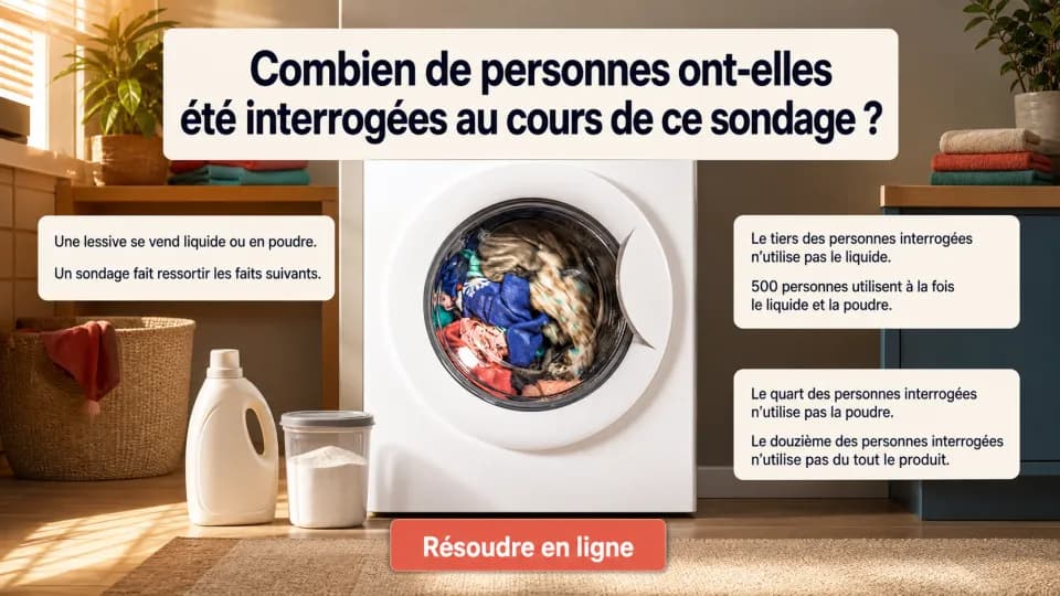 Défi Sondage : Combien de Personnes Ont Été Interrogées ?
