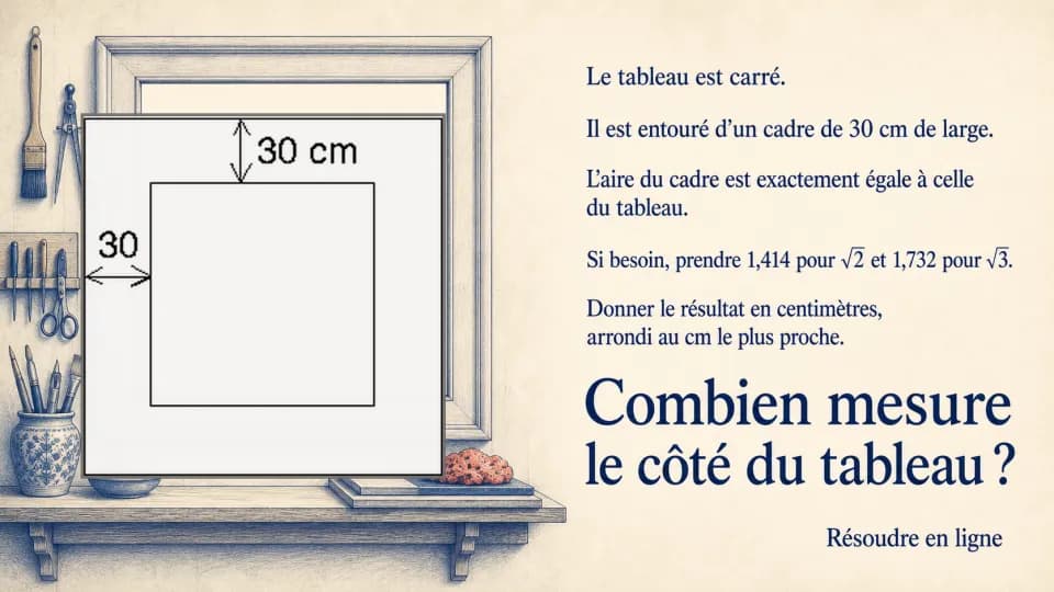 ♦♦ Le tableau