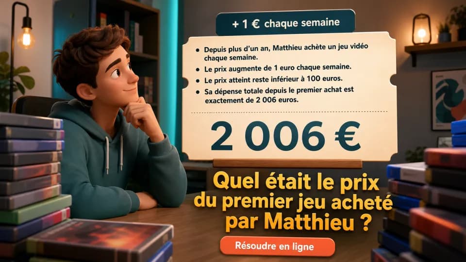 ♦♦ Les jeux de Matthieu