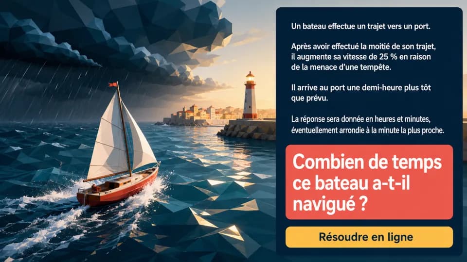♦♦ Le bateau