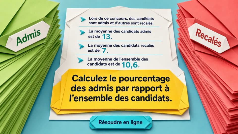 ♦ Admis, recalés