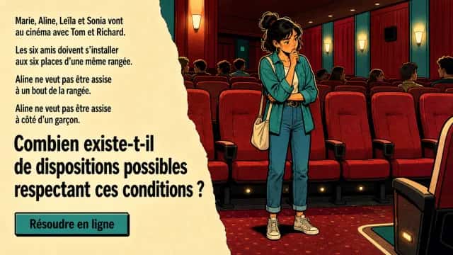 Timide Aline : problème de dénombrement | Tangente
