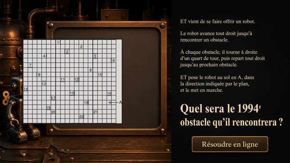 ♦♦ Le robot
